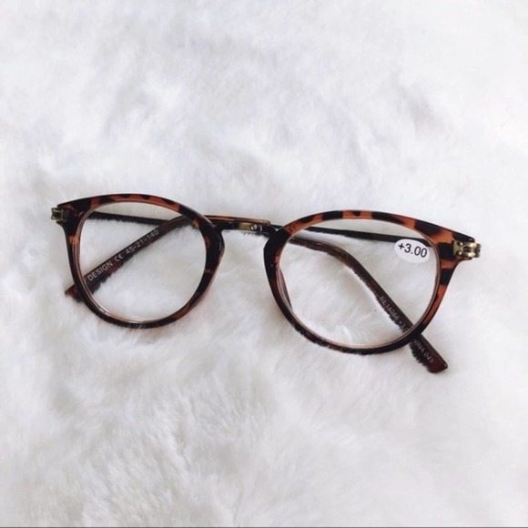 Justin Brown Printed Pattern Oval Reading Glasses - Picture 3 of 10